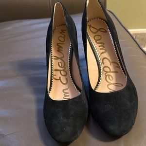 Sam Edelman Black Suede with sparkle.